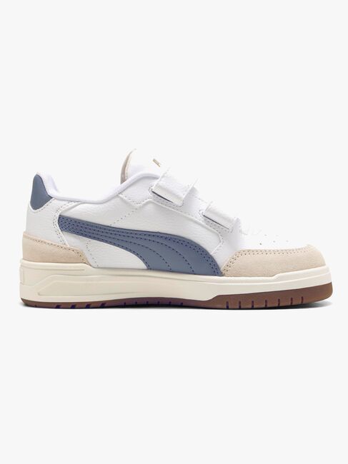 Puma Shuffle Downtown Lo OG V PS Sneaker, Sky/Gold