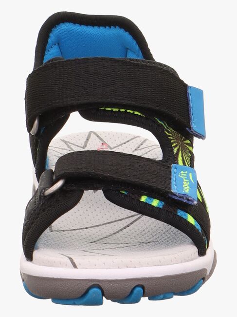 Superfit Mike 3.0 Sandalen, Schwarz/Gelb
