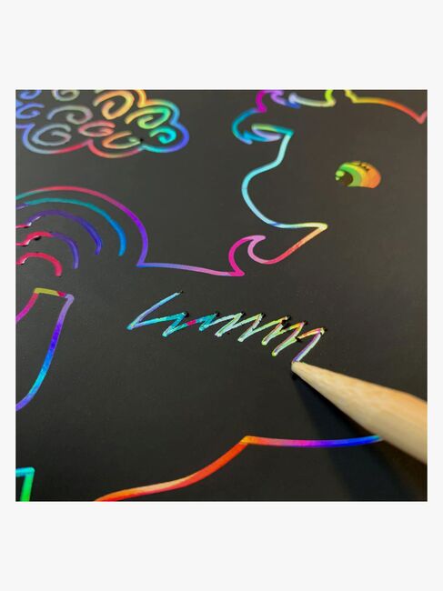 SES Creative Bastelbuch Glitzer Einhorn