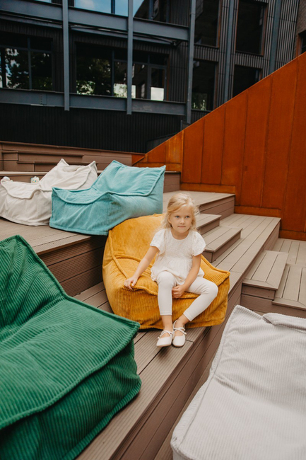 Yappy Kids Yappyhug Sitzsack, Mustard