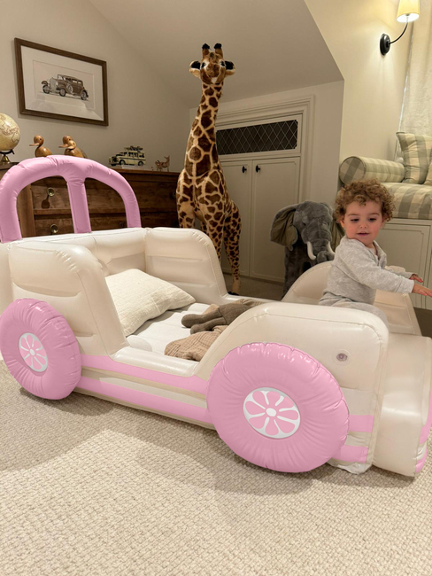 SUNNYLiFE Aufblasbares Kinderbett, Summer Van Candy