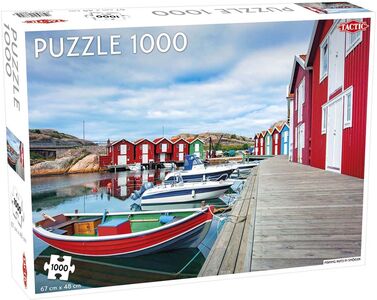 Tactic Puzzle Fishing Huts in Smögen 1000 Teile