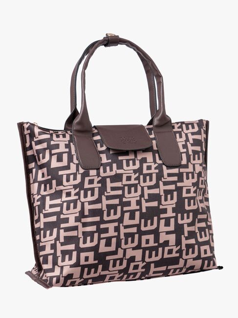 Petite Chérie Impression Wickeltasche, Coffee Bean