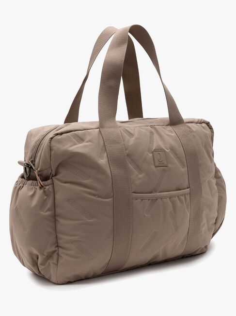Jollein Embossed Lily Wickeltasche, Milky Coffee
