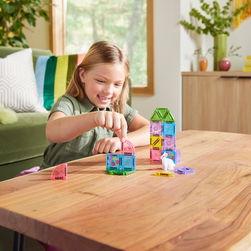 MAGNA-TILES MicroMAGS Reise-Set Spring Garden 24 Teile