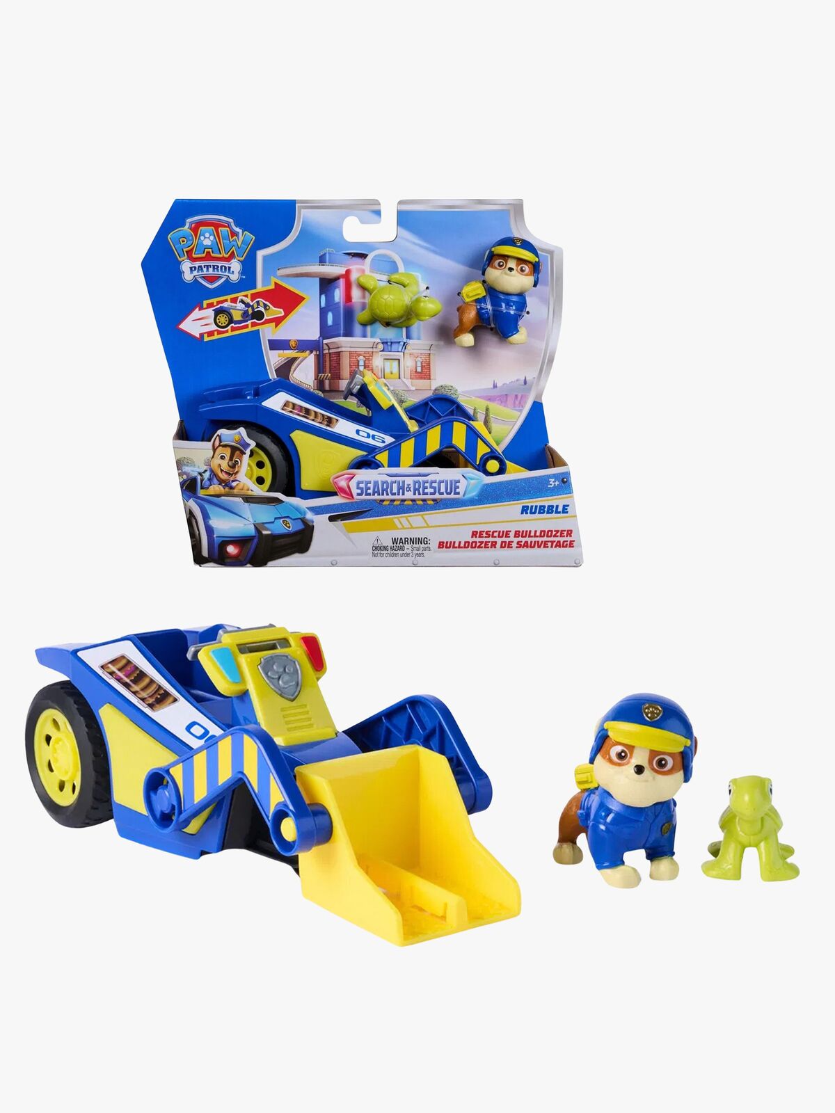 Paw Patrol Search & Rescue Rettungsfahrzeug mit Figur Rubble