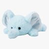 Teddykompaniet Plüschspielzeug Liegender Elefant 34 cm, Hellblau
