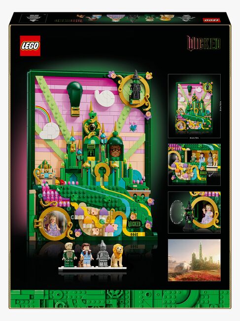 LEGO Wicked 75685 Emerald City Wandkunst