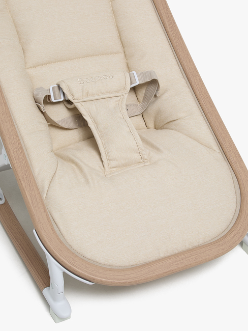 Beemoo PLAY Soothe Babywippe, Soft Beige/Nature