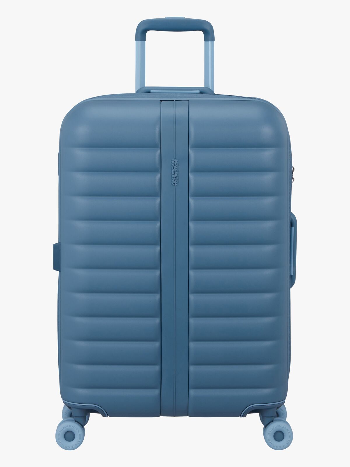 American Tourister Neovibe Spinner Koffer 66-74L, Steel Blue