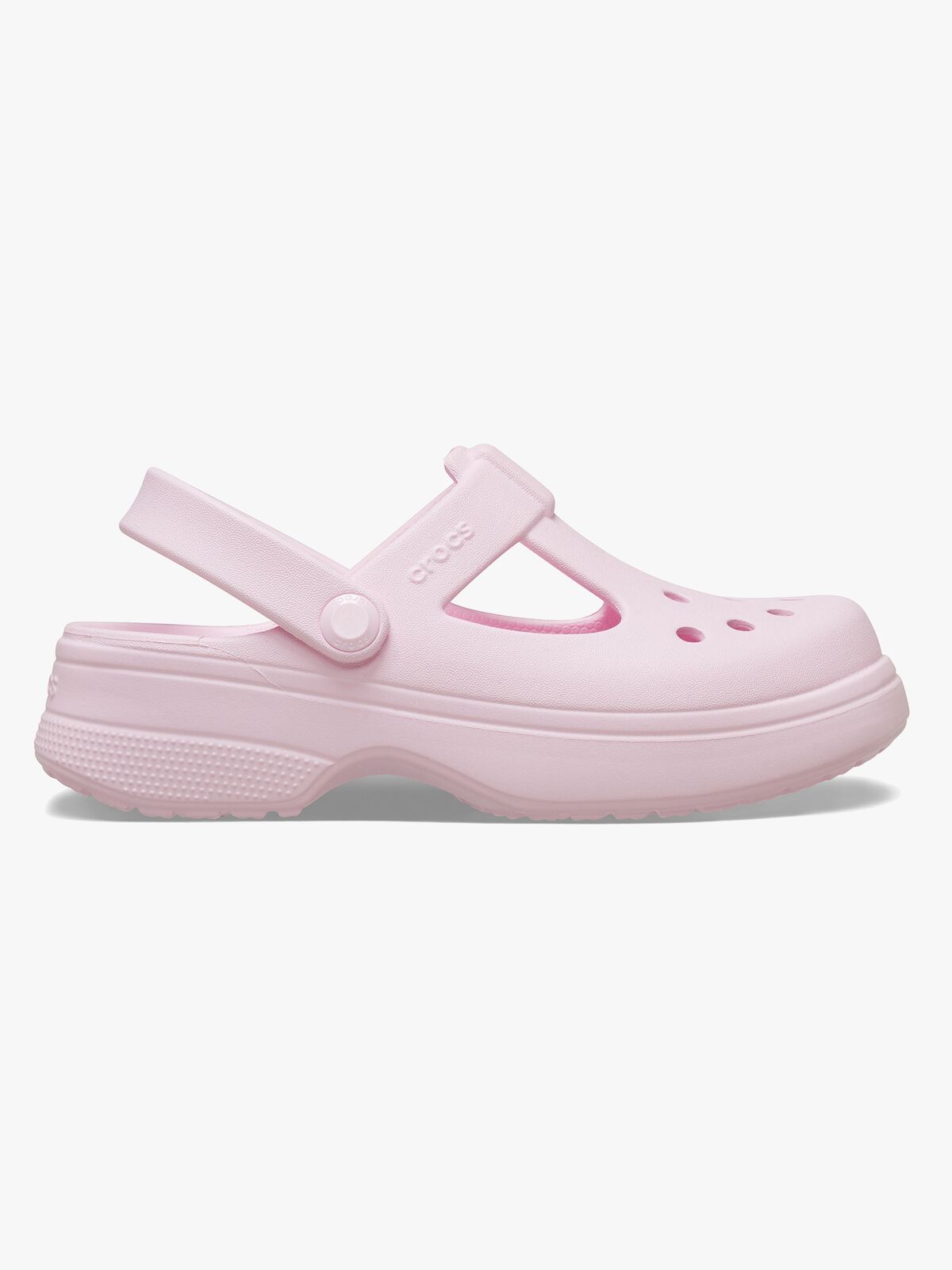 Crocs Classic Mary Jane Sandalen, Pink Milk