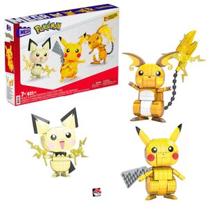 Pokémon Shocking Trio Figuren Pikachu 600 Teile
