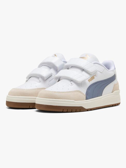 Puma Shuffle Downtown Lo OG V PS Sneaker, Sky/Gold