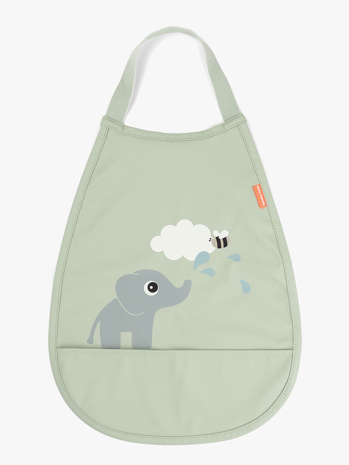 Done By Deer Elphee Pull-Over Lätzchen, Green