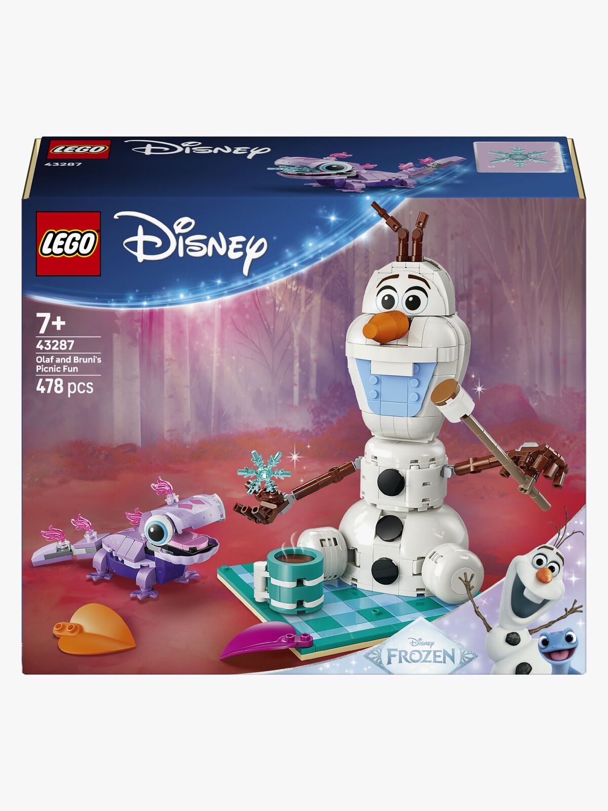 LEGO Disney Princess 43287 Picknickspaß mit Olaf und Bruni