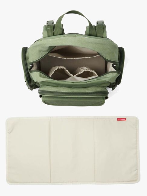 Skip Hop Luna Rucksack Wickeltasche, Sage 22366-2-1124_3b.jpg