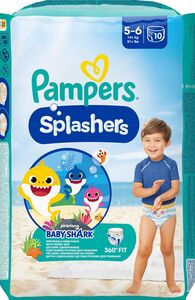 Pampers Splashers Schwimmwindeln Gr 5/6  14+ kg 10er-Pack