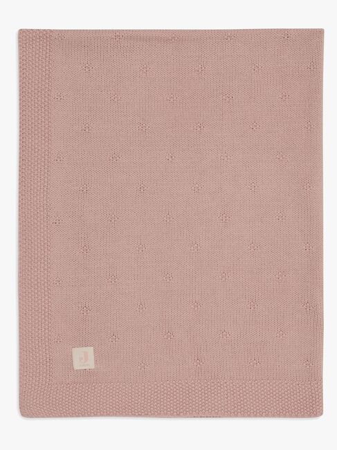 Jollein Strick-Decke Cozy, Wild Rose