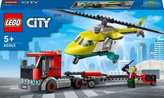 LEGO City Great Vehicles 60343 Hubschrauber Transporter