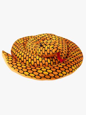 Teddykompaniet Plüschspielzeug Schlange 200 cm, Orange