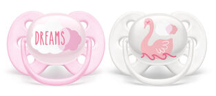 Philips Avent Ulta Soft Soother Schnuller 0-6 Monate, Rosa