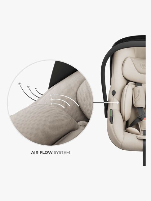 Kinderkraft I-LITE Babyschale inkl. ENDURA SAFE FX Basis, Beige