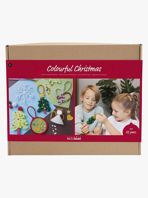 Creativ Company DIY Kreativset Farbenfrohes Weihnachten