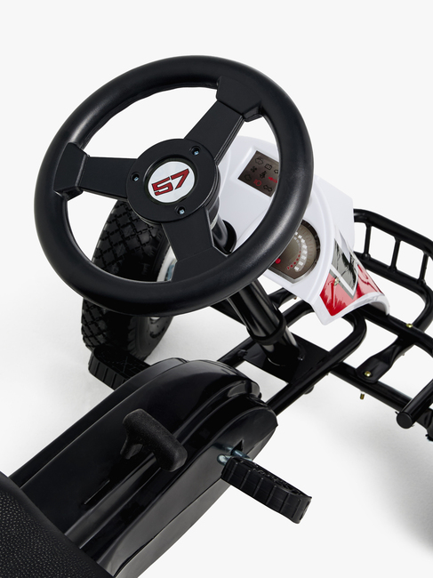 Alex's Garage Pedal-Go-Kart, Weiß