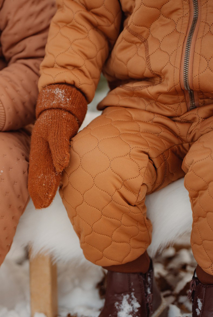 BabyMocs Gestrickte Fäustlinge, Rust