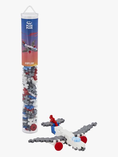 Plus-Plus Bausatz mit Bodenplatte & Röhre Fahrzeug 4x100 Teile