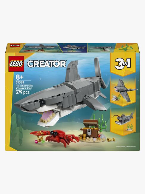 LEGO Creator 31381 Wilder Hai mit Schatztruhe