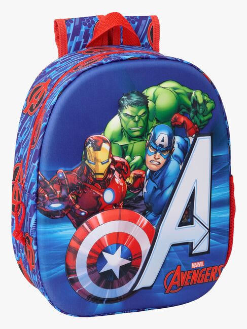 Marvel Avengers 3D Rucksack 8.5L, Blau