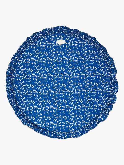 Petite Chérie Spielteppich Rüschen Ø80, Deep Blue