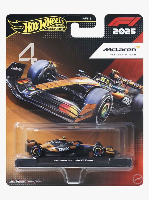 Hot Wheels F1 Racing Premium McLaren Lando Norris Rennauto 1:64