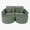 MeowBaby Churros Sofa Max, Olive Sage Green