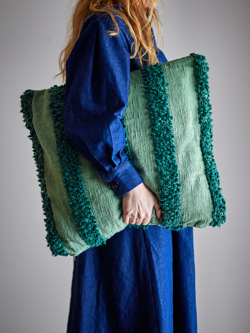 Bloomingville Cory Kissen, Green