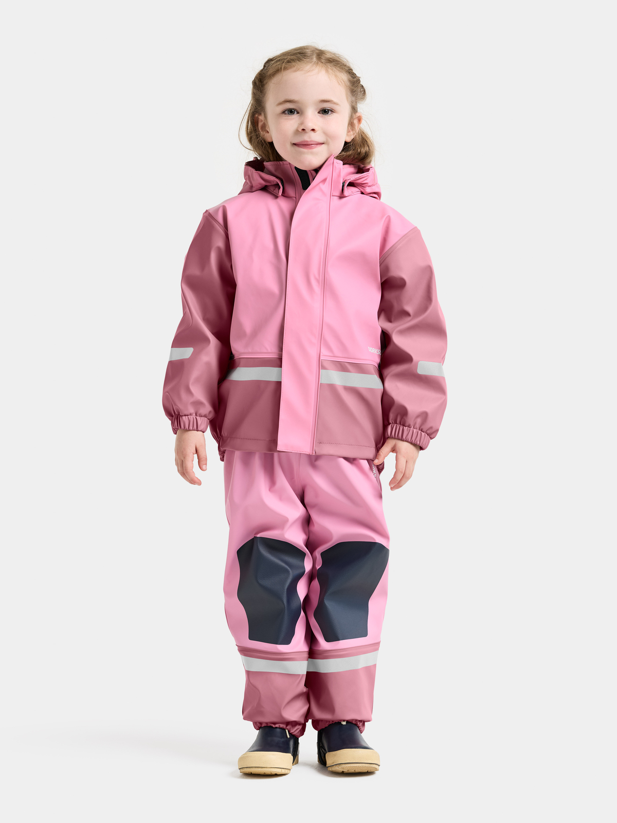 Didriksons Boardman Gefüttertes Regenset, Light Heather Pink