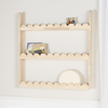 Alice & Fox Dune  Wandmontiert Bücherregal, Natural Wood
