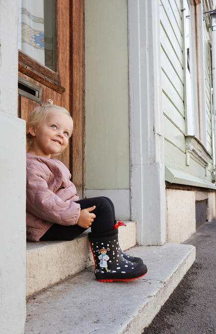 Vincent Pippi Gefütterte Gummistiefel, Schwarz 601401-Svart-1896_3a.jpg