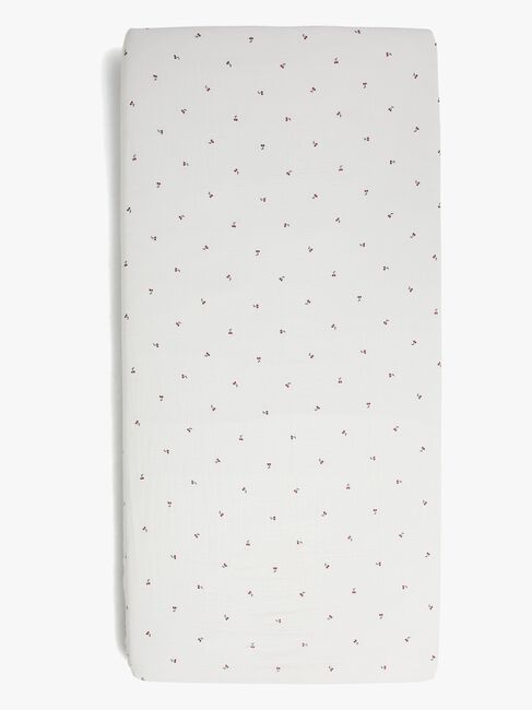 Alice & Fox NESSA Spannbettlaken Babybett 60x120, Weiß