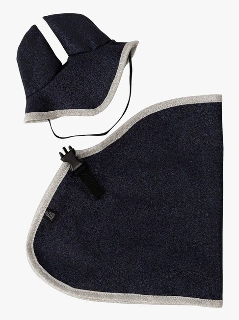 My Hobby Horse Decke & Haube Glitzer, Marineblau