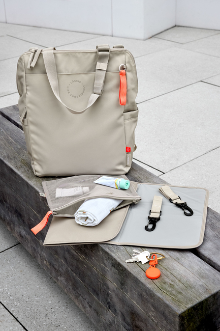 Lässig Conversion Wickeltasche Rucksack, Beige