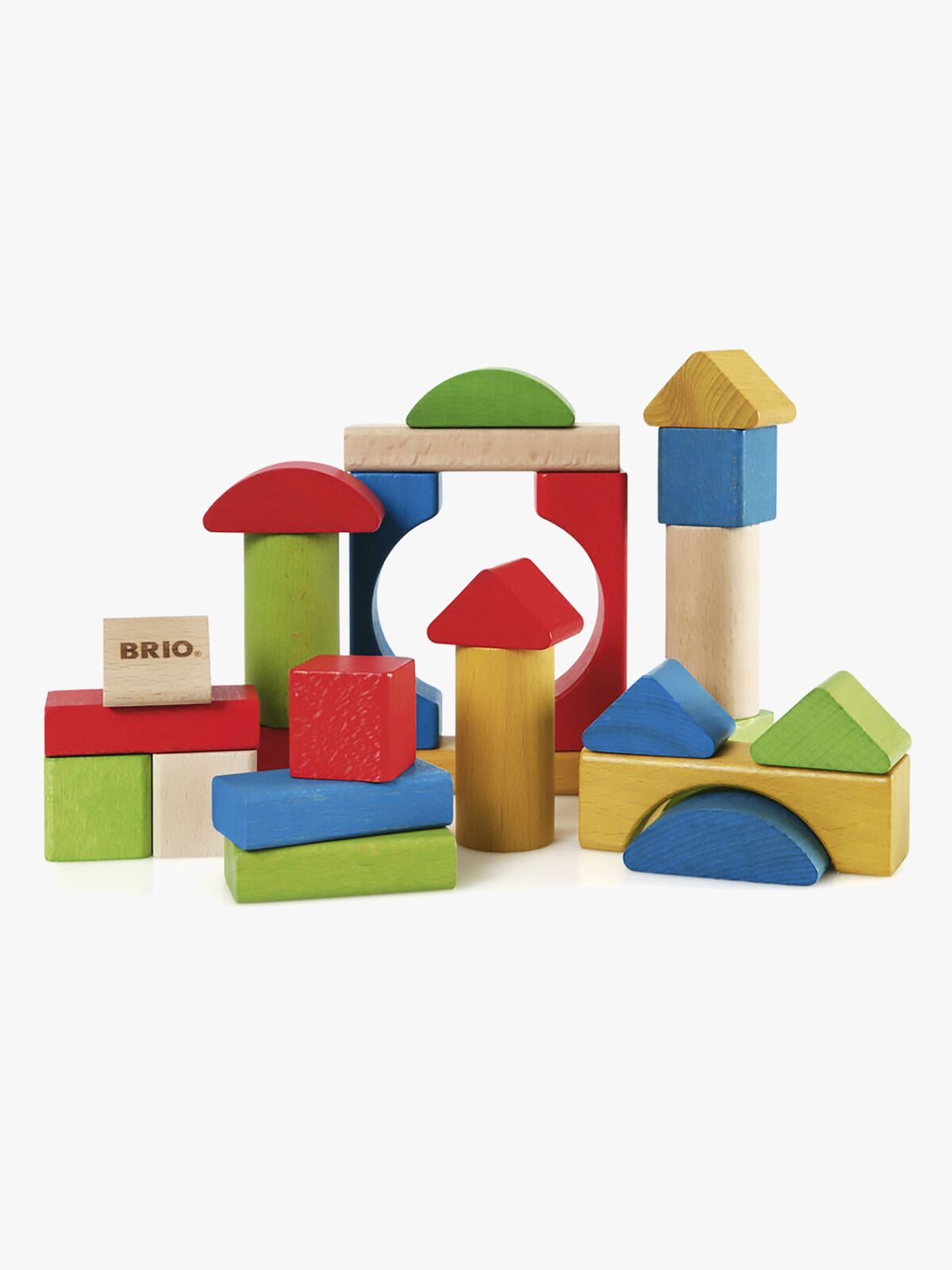 BRIO 30114 Bunte Holzbausteine 25 Teile