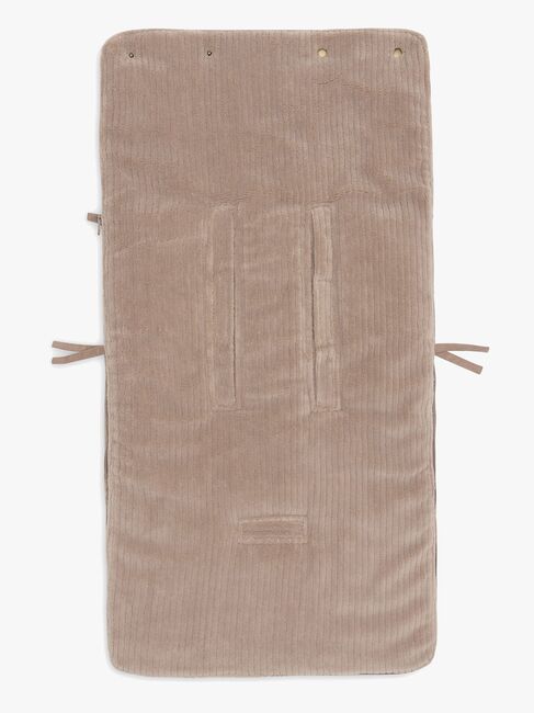 Jollein Mini-Fußsack, Cloudy Rib Milky Coffee