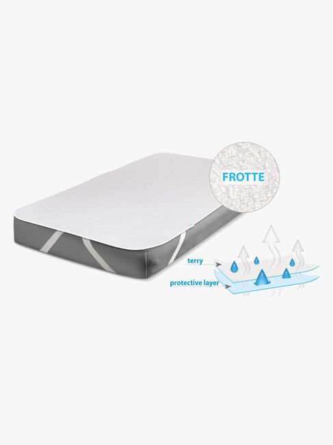 BabyMatex Hygienic Matratzenschoner für Juniorbett 80x160 cm Wasserdicht, Weiß