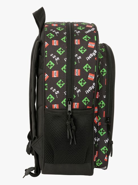 Minecraft Junior Rucksack 15L, Schwarz
