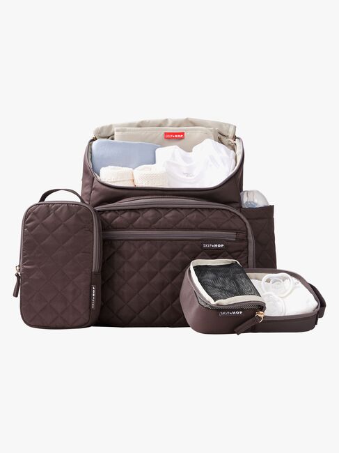 SkipHop Forma Rucksack Wickeltasche, Chocolate