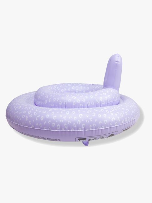 Swim Essentials Schwimmring Baby, Lila Leopard