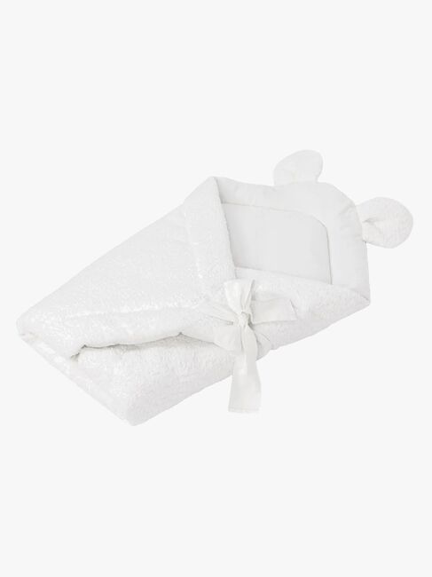 MeowBaby Boucle Pucktuch, White