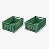 LIEWOOD Weston Aufbewahrungsboxen M 2er-Pack, Dusty Ivy